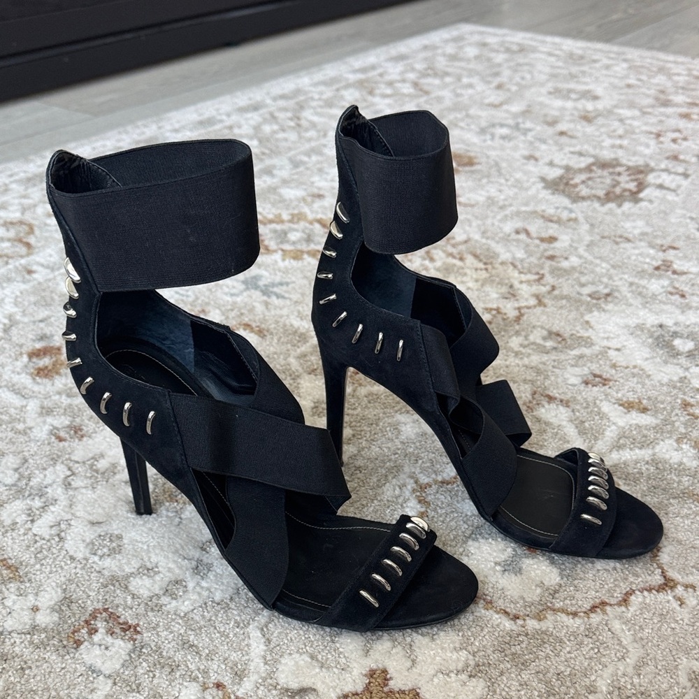 Kendall & Kylie Black Strappy Heels
